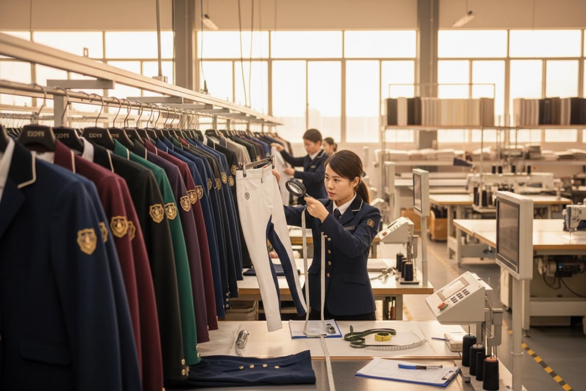 Bulk production line with quality control