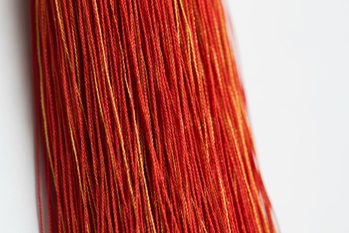 Premium Flag Tassel Quality - High Density Silk Threads Detail