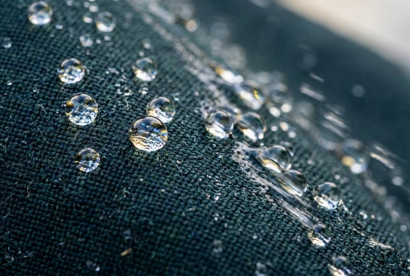 DWR Durable Water Repellent Coating on Fishing Wader Fabric