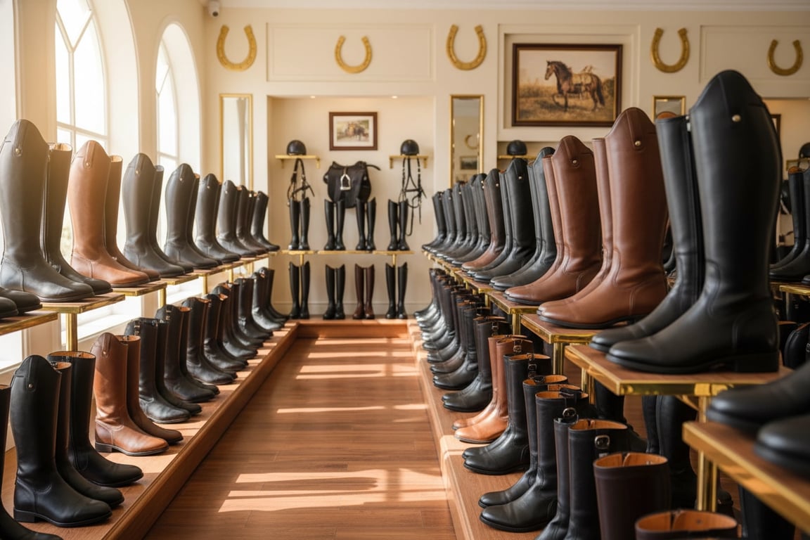 Equestrian club with bulk order riding boots from our OEM factory