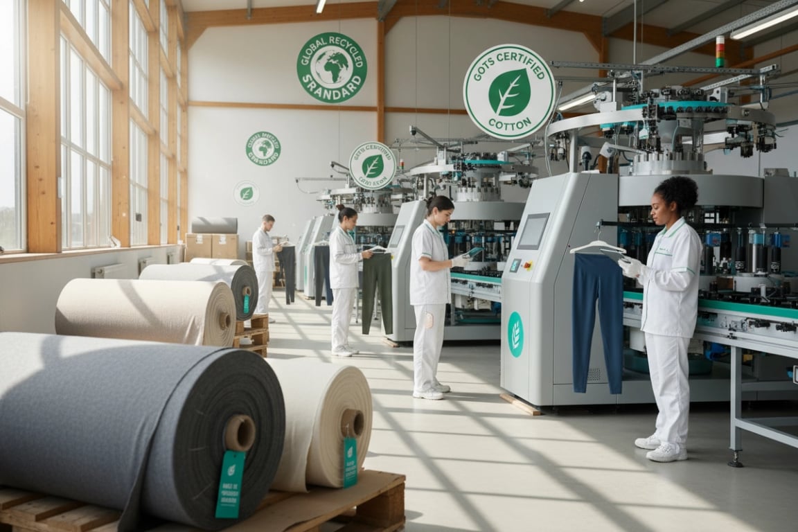 Sustainable eco-friendly leggings production from suppliers UK