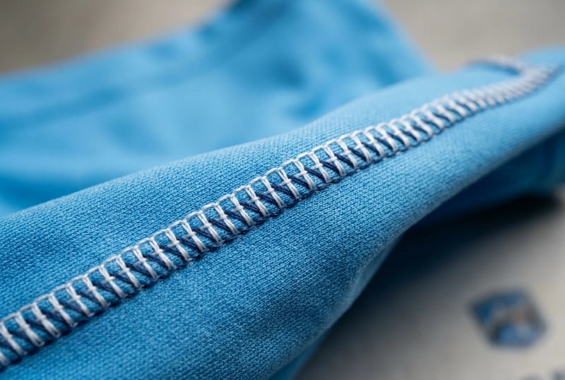 Flatlock stitching for chafe-free fishing shirts