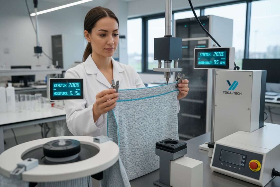High Performance Yoga Fabric Technology Testing