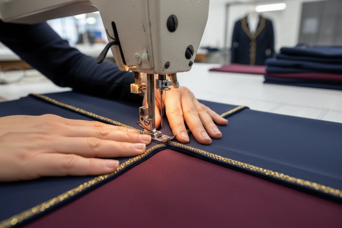 Expert sewing for custom equestrian uniforms