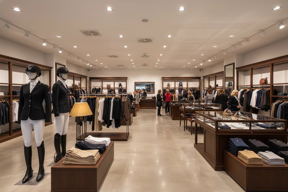 Major Equestrian Retailers - Large retail stores selling riding apparel