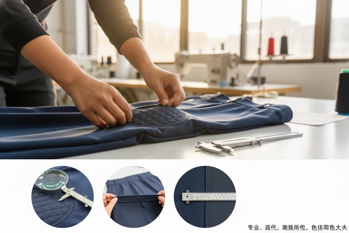 7-stage quality check for custom riding breeches