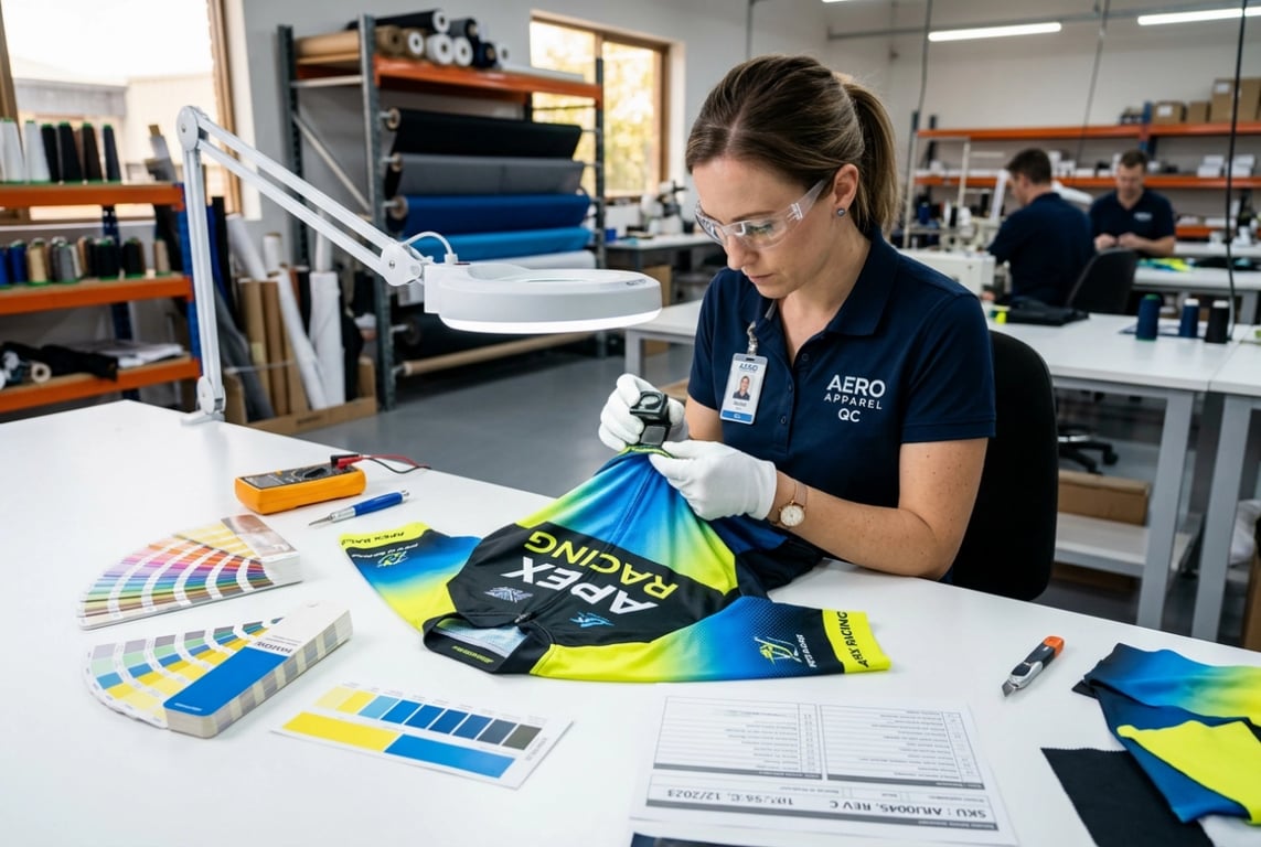 Cycling jersey pain-point solution QC