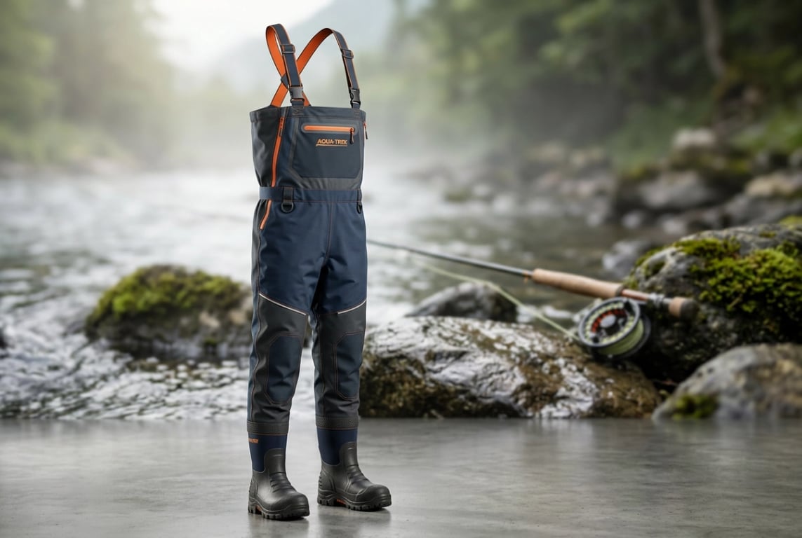 Chest Waders with Integrated Boots - Custom OEM Manufacturing