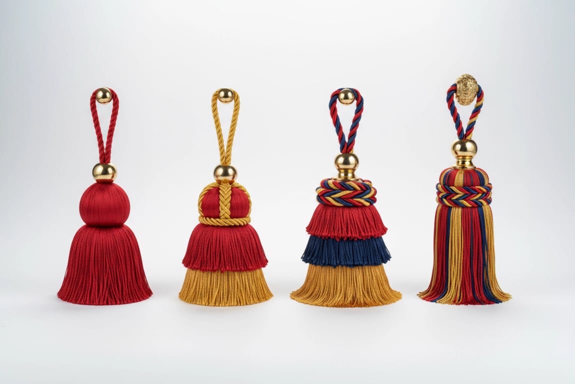 Flag Tassel Layer Customization - Single to Multi-Layer Comparison