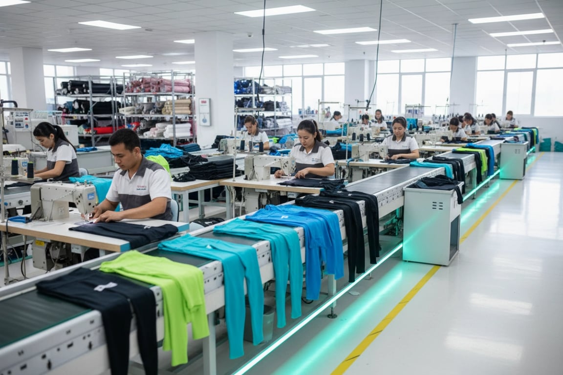 Bulk production on manufacturing line