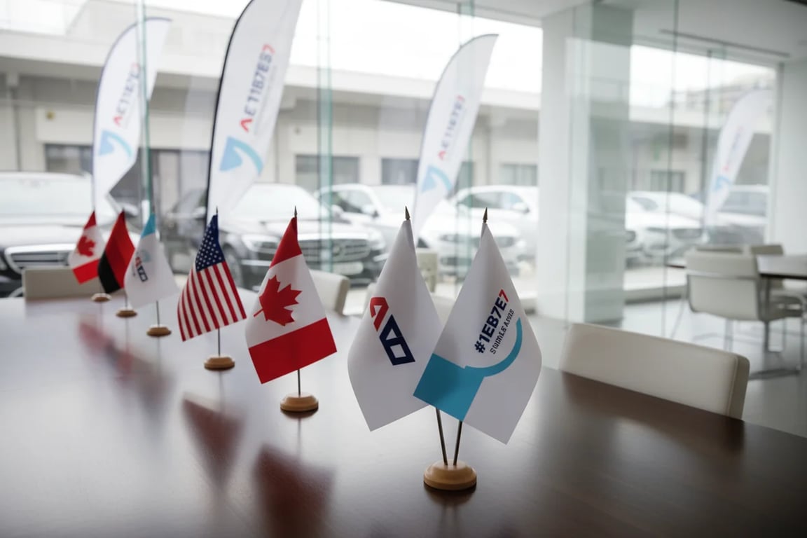 Table flags and car window flags - mini flags for desks, vehicles, and promotional giveaways
