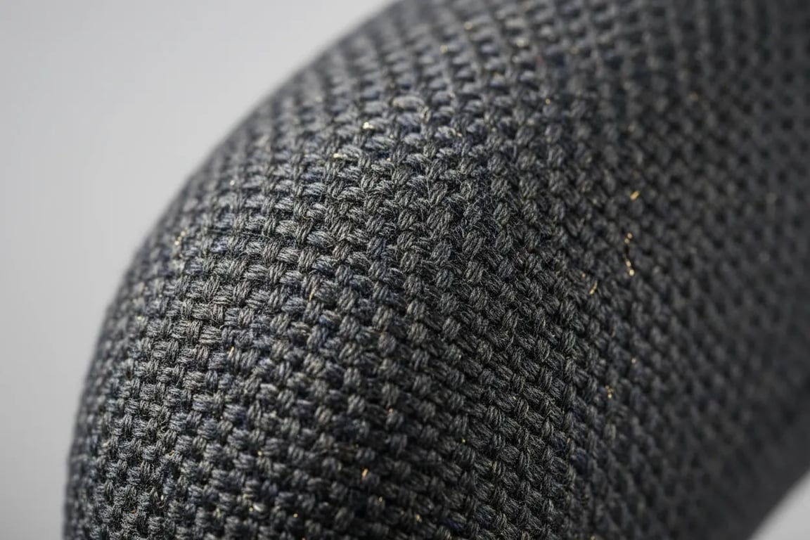 Abrasion-resistant Cordura fabric texture for riding breeches knee patches