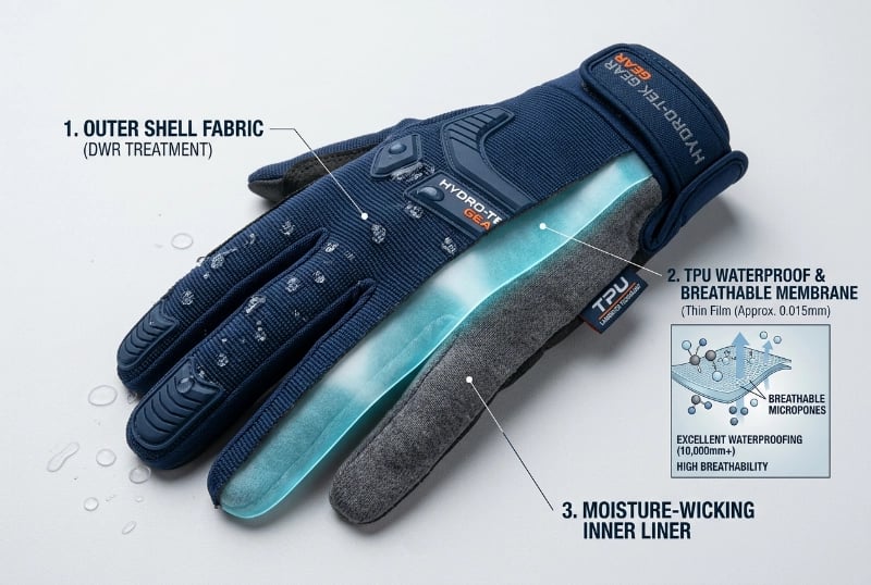 TPU waterproof membrane lamination