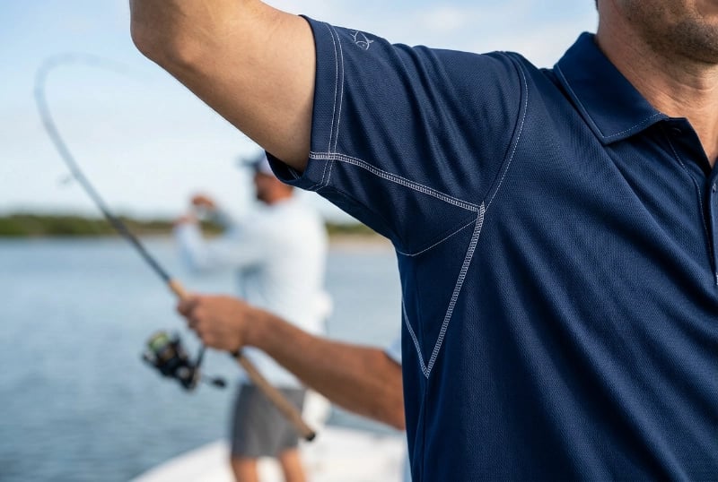 Underarm Gusset Design - Enhanced Range of Motion