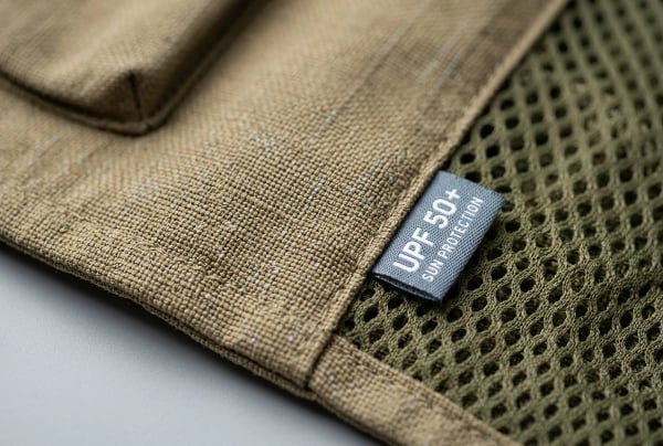 UPF50+ yarn-level sun protection fabric treatment