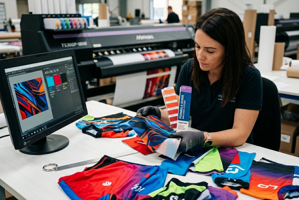 Sublimation print color matching