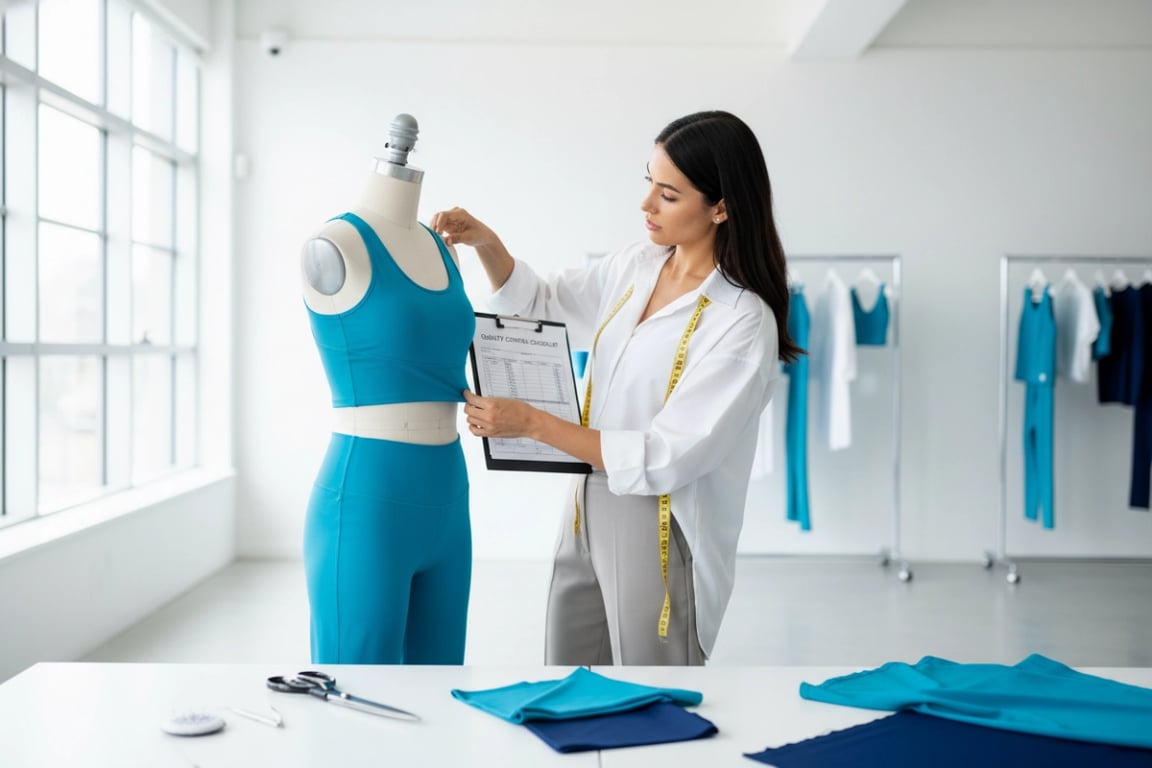 Clothing sample fitting and testing