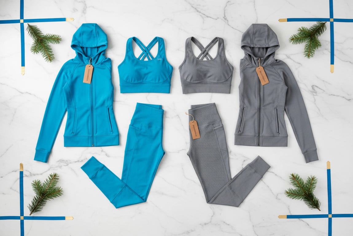 Complete sustainable activewear sets for Swedish fitness brands