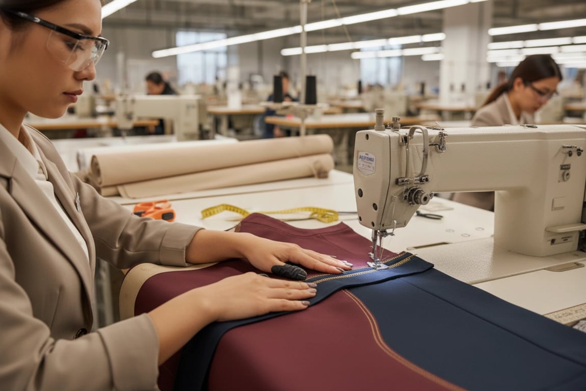 Expert sewing team making wholesale jodhpurs