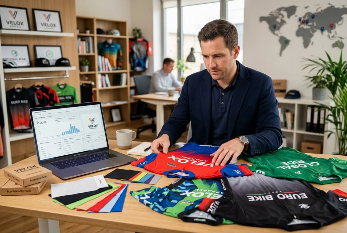 Cross-border e-commerce Amazon Shopify cycling apparel seller