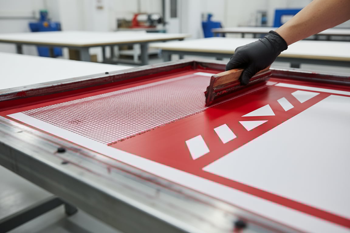 Mesh Screen Printing Flag