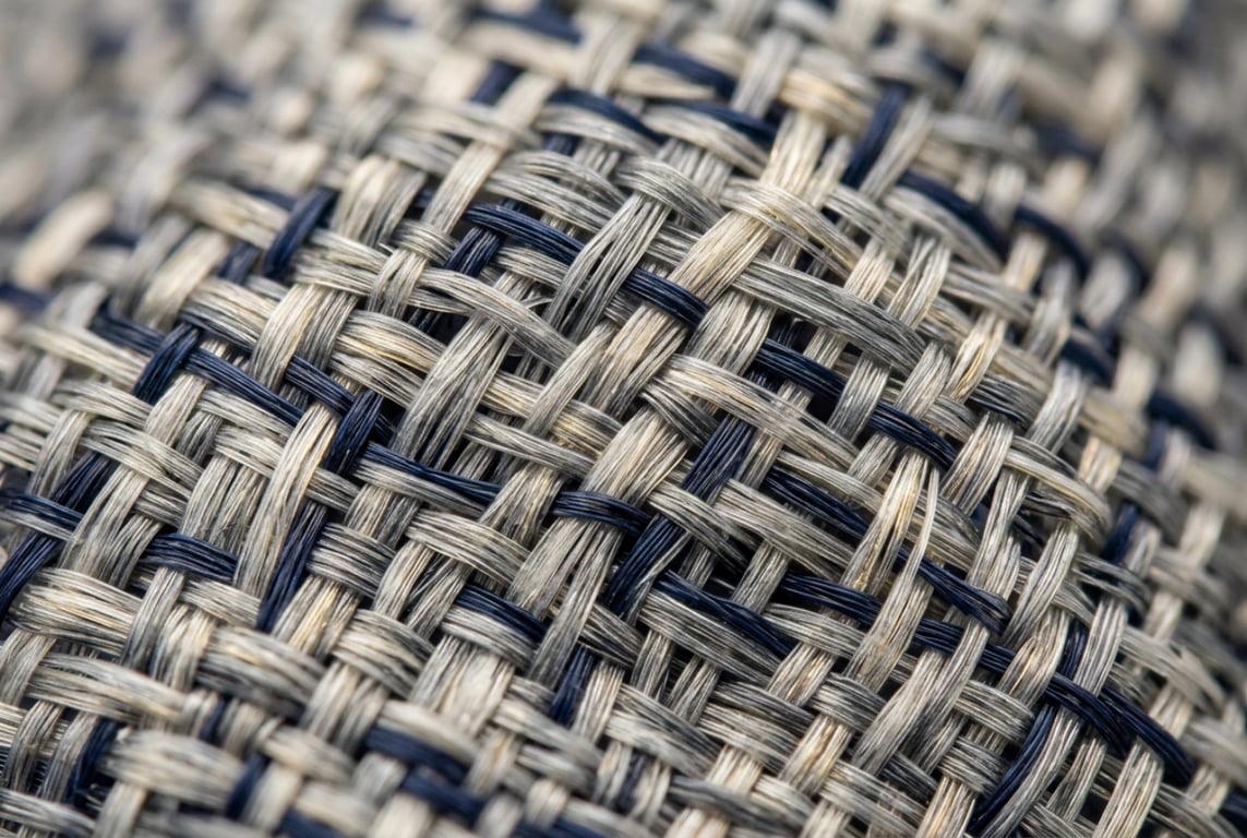 Ultra-lightweight fishing fabric texture microscope view showing high-density micro-denier fibers