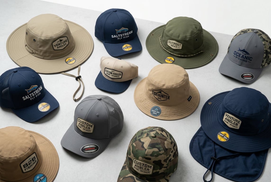 Custom Fishing Hats Manufacturer - Premium OEM Fishing Caps by Runfish Apparel