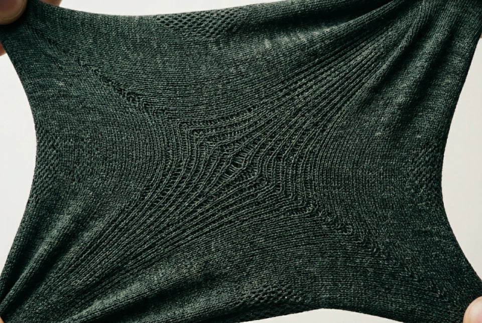 4-way stretch tech knit performance fabric macro