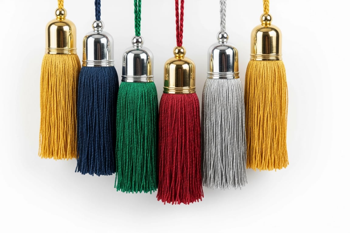 Premium Custom Flag Tassel Collection - Multi-Color Display
