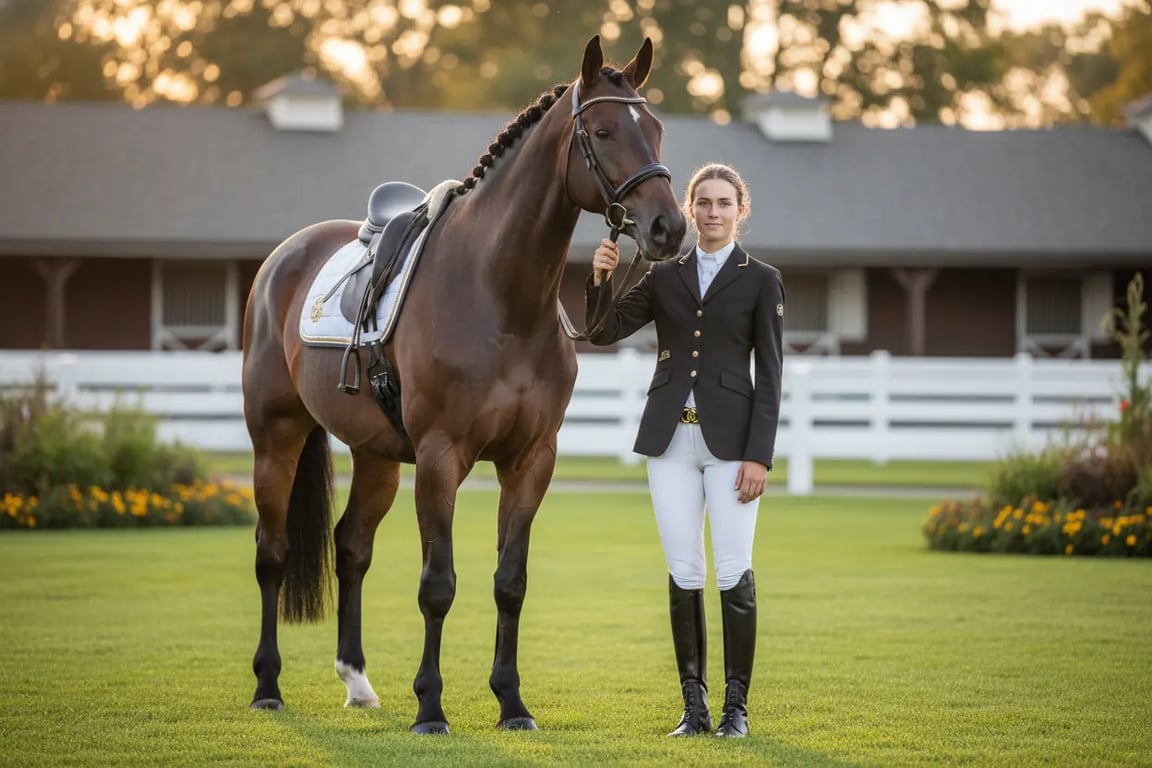 US Youth Team Horse Portrait Case