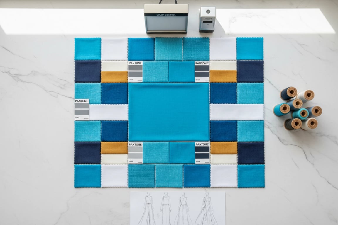 Color palette selection for clothing collection