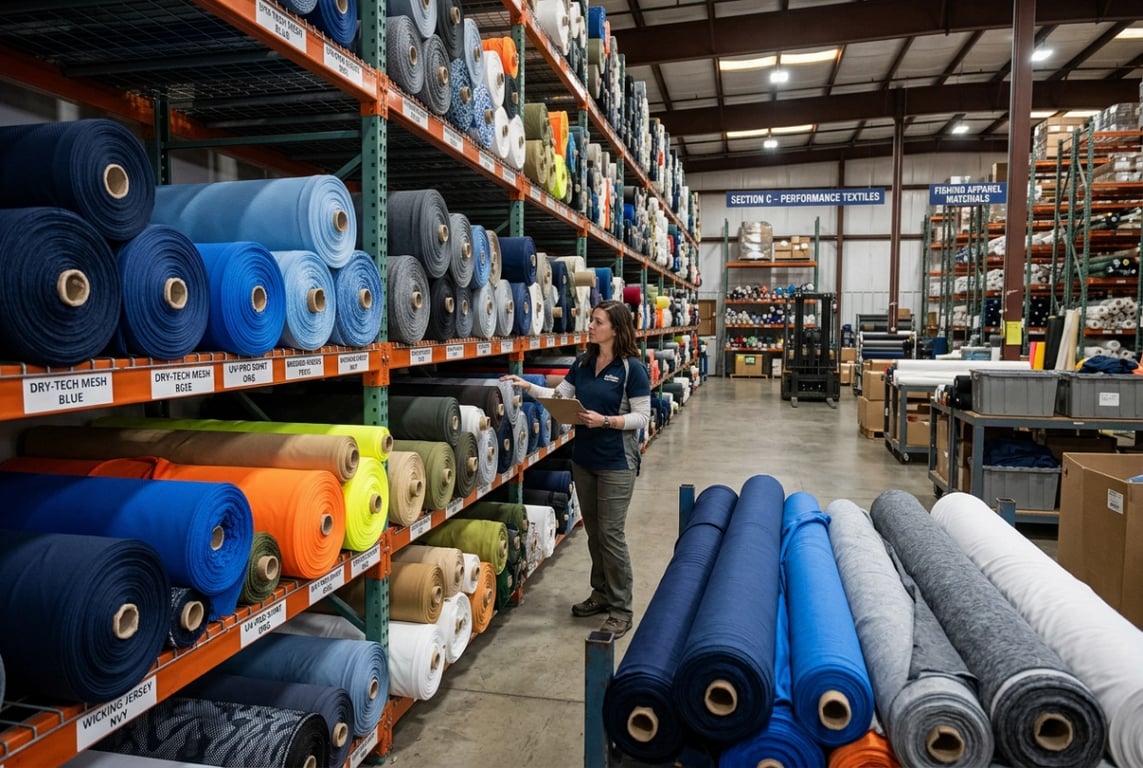 Fabric warehouse with 200+ performance fabric options