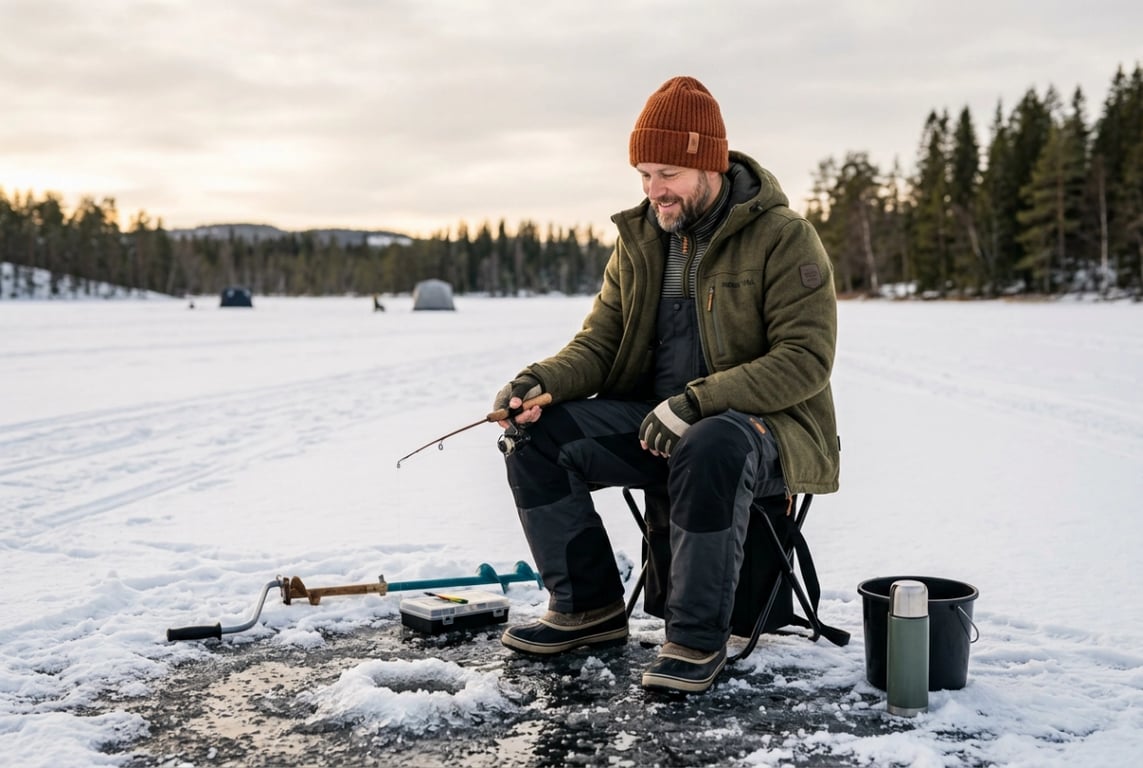 Casual Weekend Ice Fishing Clothing