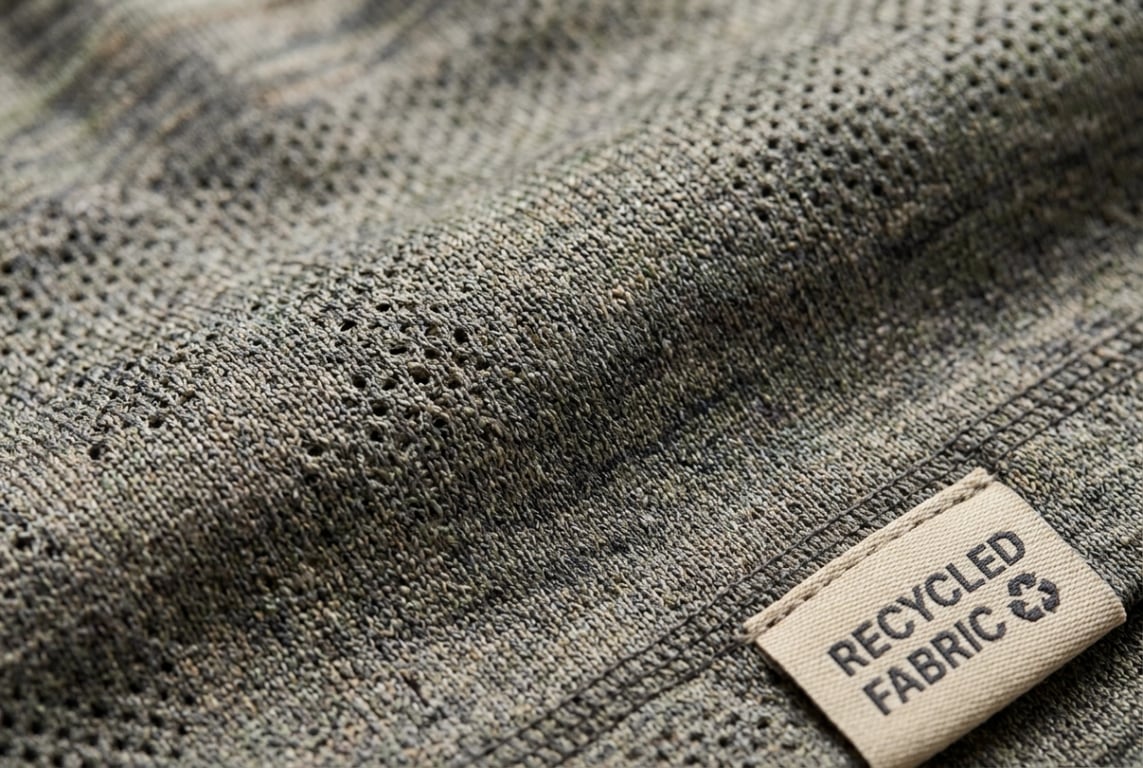 Yoga shorts recycled fabric texture