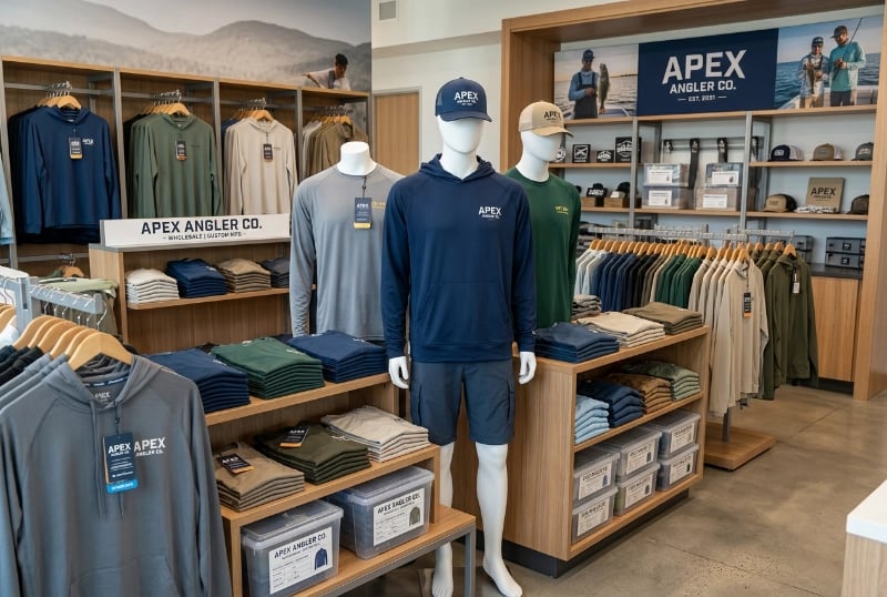 Retail and ecommerce fishing apparel brands