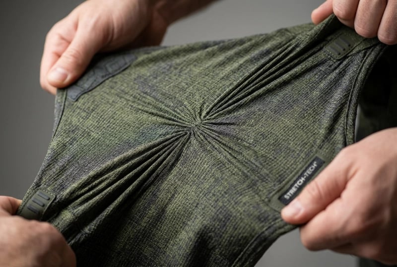 4-Way Stretch Fabric Construction for Unrestricted Casting Movement