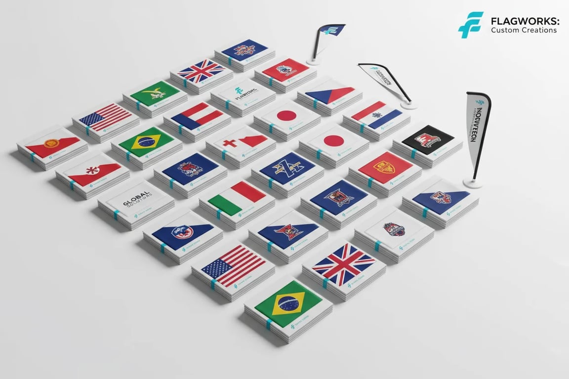 Free flag sample pack - request physical samples to evaluate fabric quality and print precision