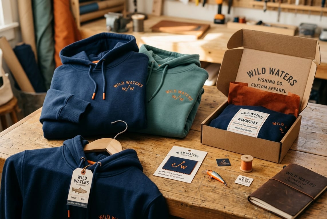 Emerging brand fishing hoodie case study - small MOQ