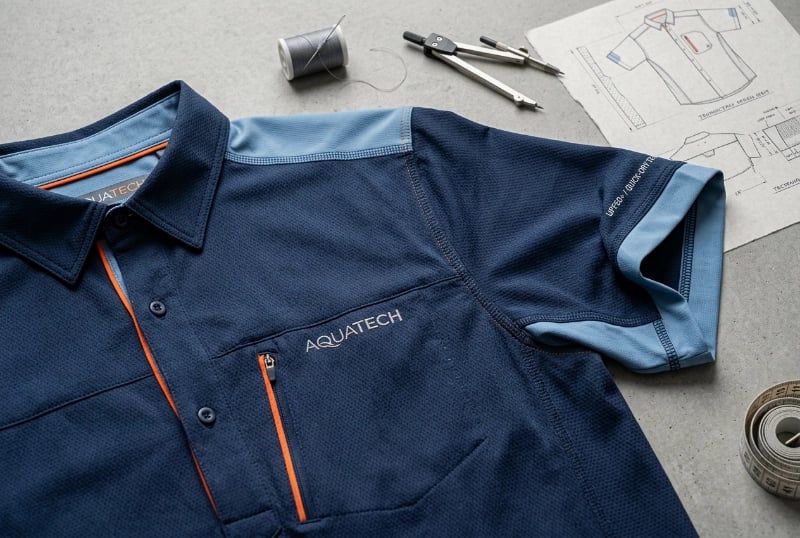 Quick-dry lightweight fishing shirt design