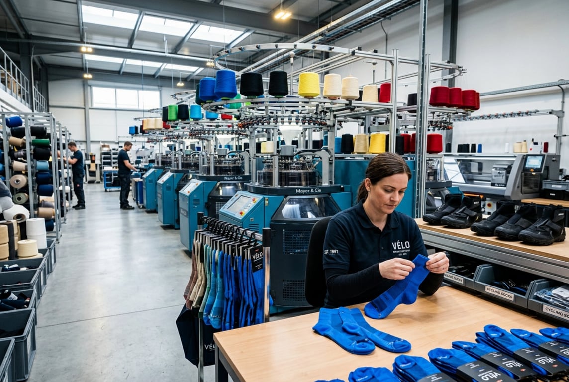 Run Cycling Apparel — In-house Knitting & Sewing Factory