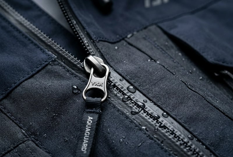 Waterproof Zipper Integration - YKK AquaGuard