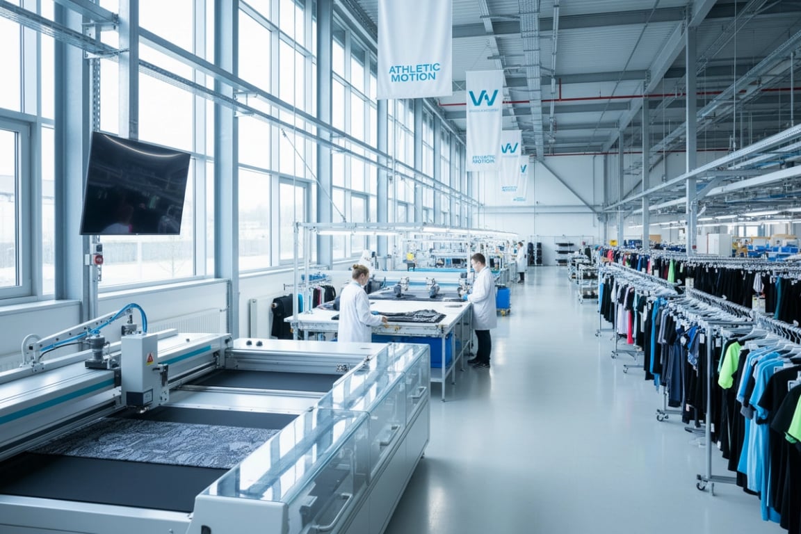 German sportswear factory with modern technology - OEM fitness apparel manufacturing upgrade