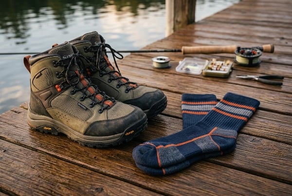Custom fishing socks and boots manufacturer