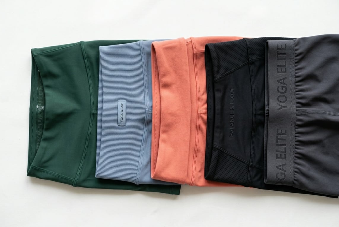 Yoga shorts waistband customization