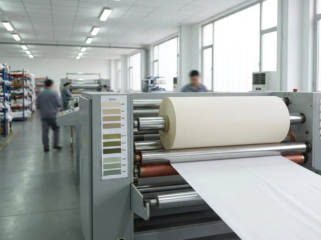 Disperse and sublimation transfer print line on polyester fabric
