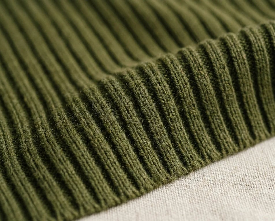 Ribbed Fabric swatch macro