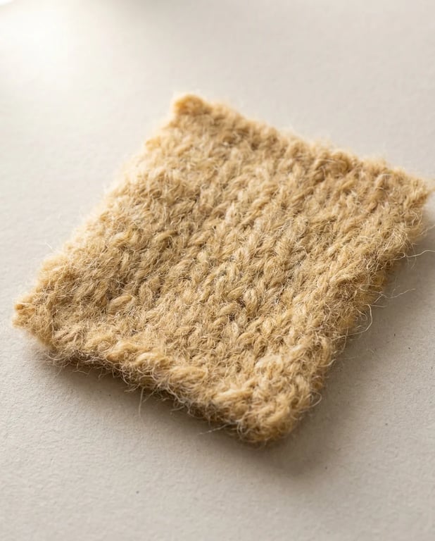 Brushed fabric swatch macro