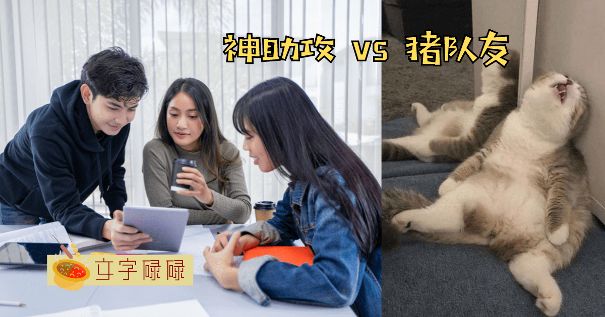你是神助攻还是猪队友？群组作业一定会遇到的6种人 | 文字碌碌