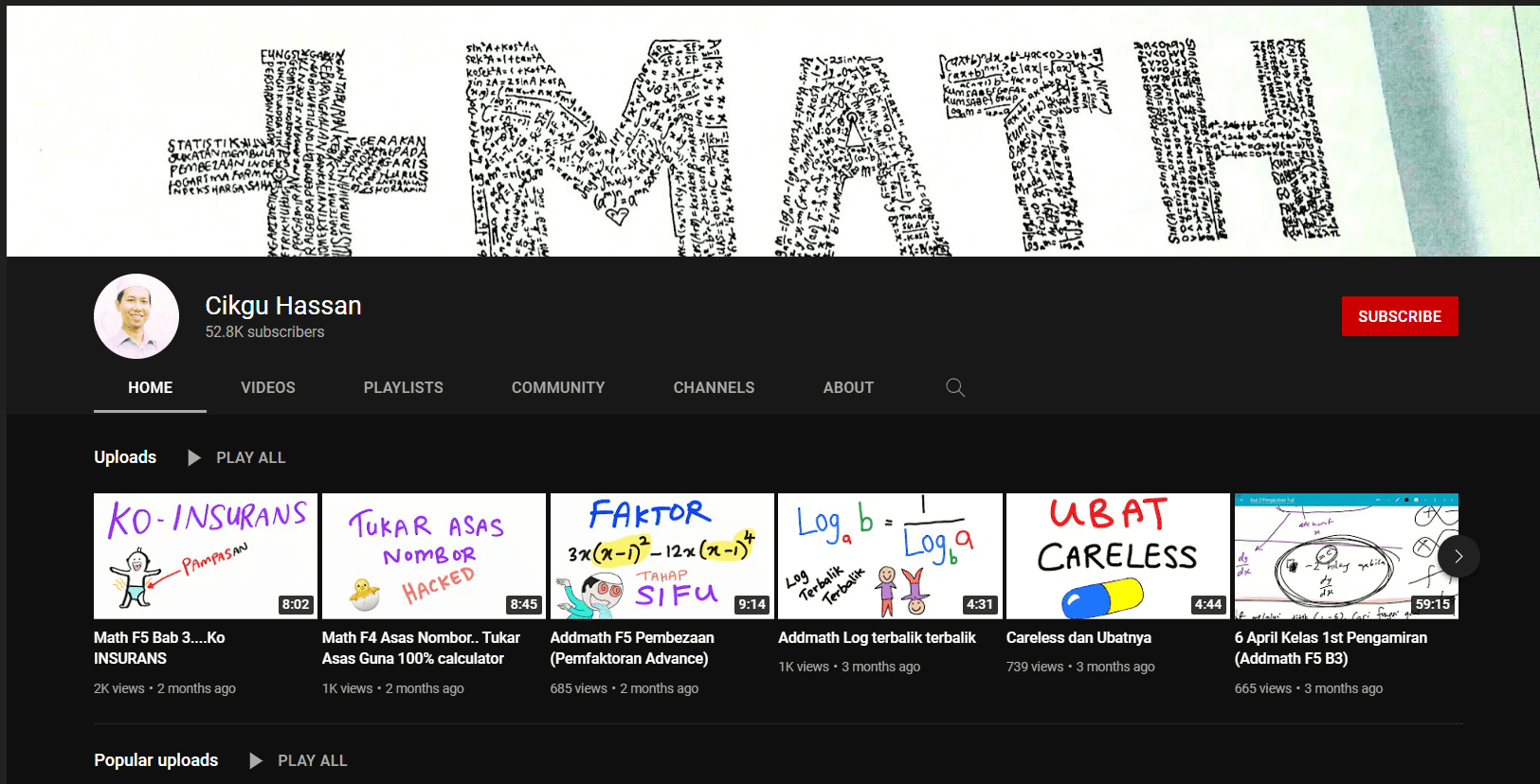 Add Math是众多科目的致命伤?从这6个Youtuber学习一步一步拿A! | 文字碌碌 Add Math是众多科目的致命伤?从这6个Youtuber学习一步一步拿A! | 文字碌碌