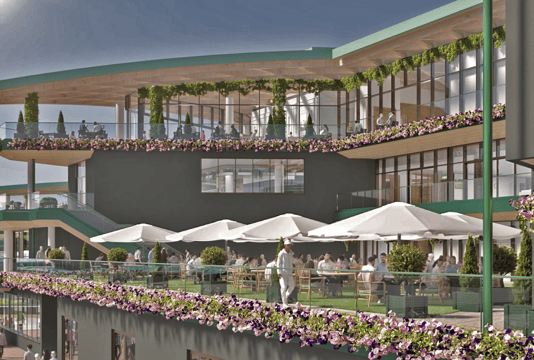 KSS appointed to design and extensively refurbish the Millennium Building at The All England Lawn Tennis Club